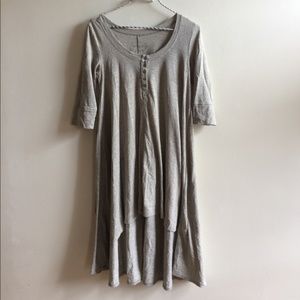 Free People Asymmetrical Henley Dress